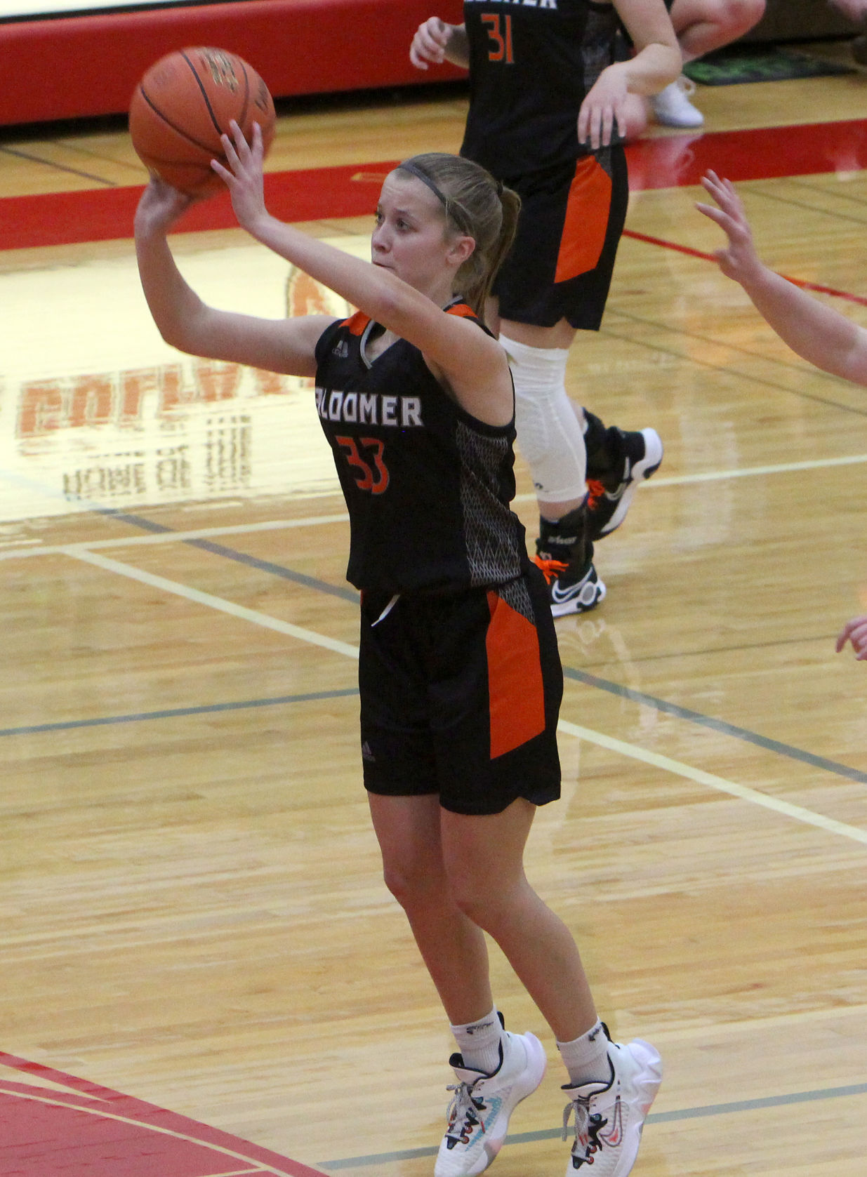 Bloomer girls basketball at Colfax 11-22-21